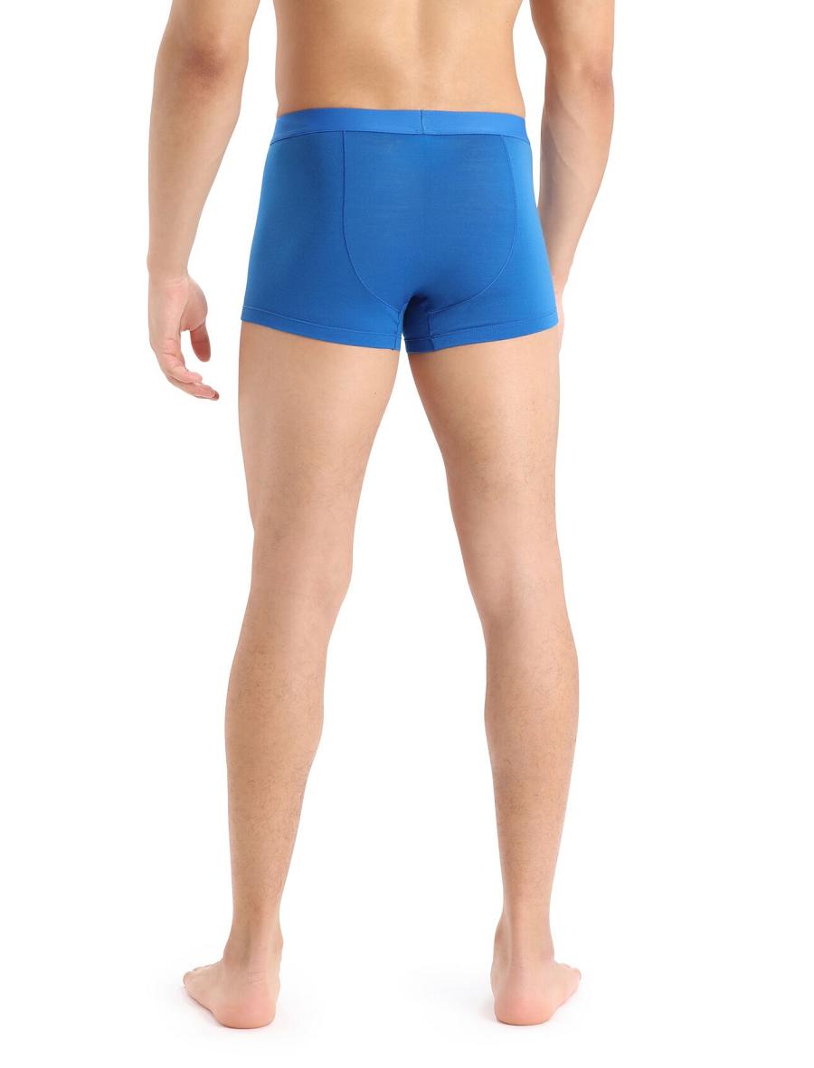 Icebreaker Cool-Lite™ Merino Anatomica Trunks Férfi Fehérnemű Kék | HU 1289QMAZ